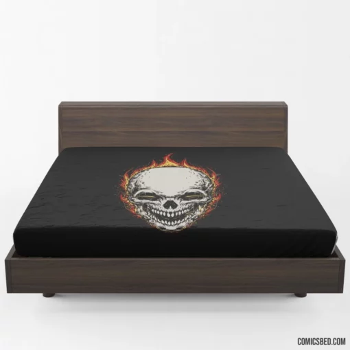 Ghost Rider Chronicles Marvel Supernatural Hero Comic Fitted Sheet