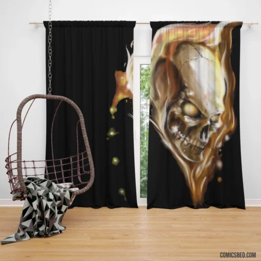 Ghost Rider Fiery Adventures Comic Curtain