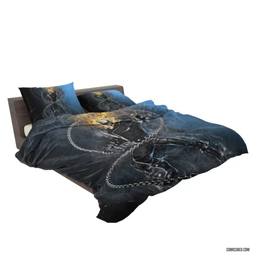 Ghost Rider Fiery Marvel Ride Comic Bedding Set 2