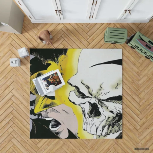 Ghost Rider Fiery Ride Comic Rug