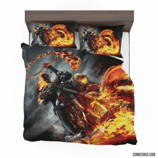 Ghost Rider Flames of Retribution Comic Bedding Set 1