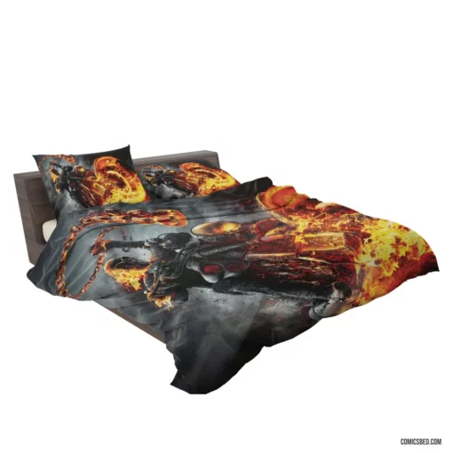 Ghost Rider Flames of Retribution Comic Bedding Set 2