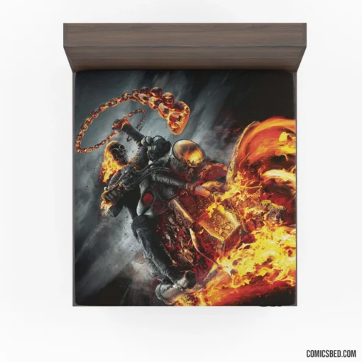 Ghost Rider Flames of Retribution Comic Fitted Sheet 1