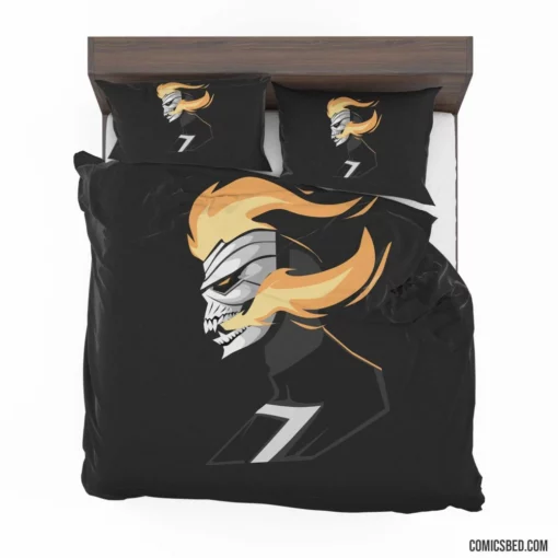 Ghost Rider Flaming Vengeance Comic Bedding Set 1