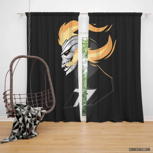 Ghost Rider Flaming Vengeance Comic Curtain