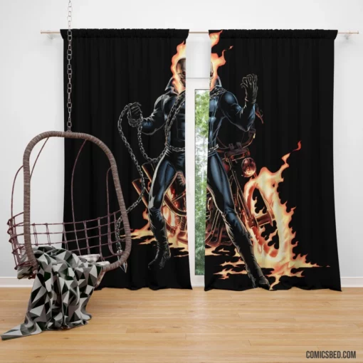 Ghost Rider Hell Burning Justice Comic Curtain