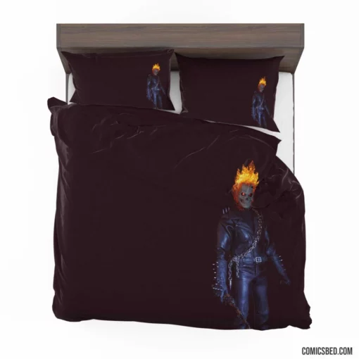 Ghost Rider Hellish Adventures Comic Bedding Set 1