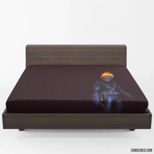 Ghost Rider Hellish Adventures Comic Fitted Sheet