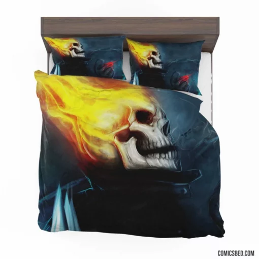 Ghost Rider Hellish Vengeance Comic Bedding Set 1