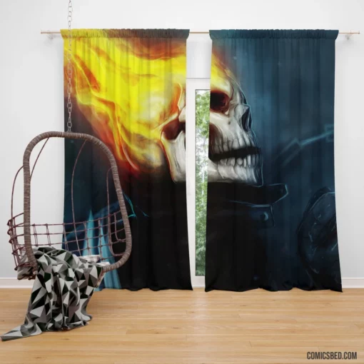 Ghost Rider Hellish Vengeance Comic Curtain