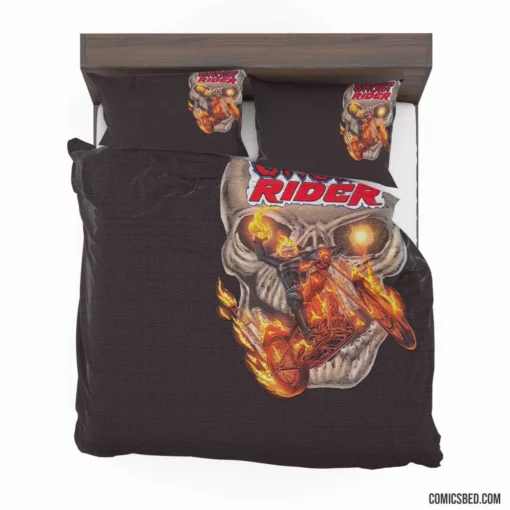 Ghost Rider Johnny Blaze Fury Comic Bedding Set 1