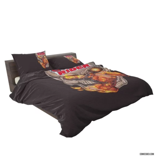 Ghost Rider Johnny Blaze Fury Comic Bedding Set 2