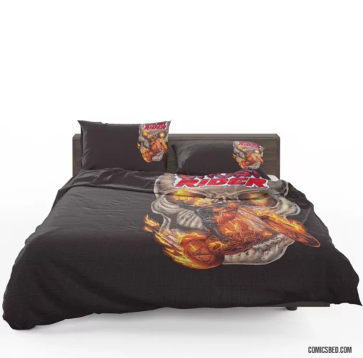 Ghost Rider Johnny Blaze Fury Comic Bedding Set