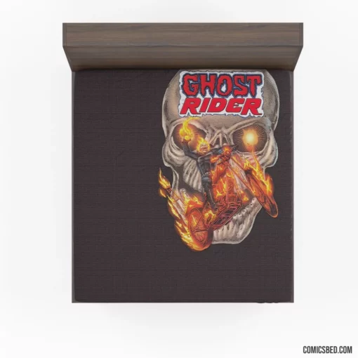 Ghost Rider Johnny Blaze Fury Comic Fitted Sheet 1