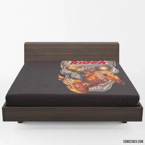 Ghost Rider Johnny Blaze Fury Comic Fitted Sheet