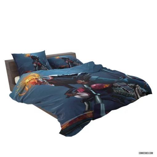 Ghost Rider Marvel Infernal Vigil Comic Bedding Set 2