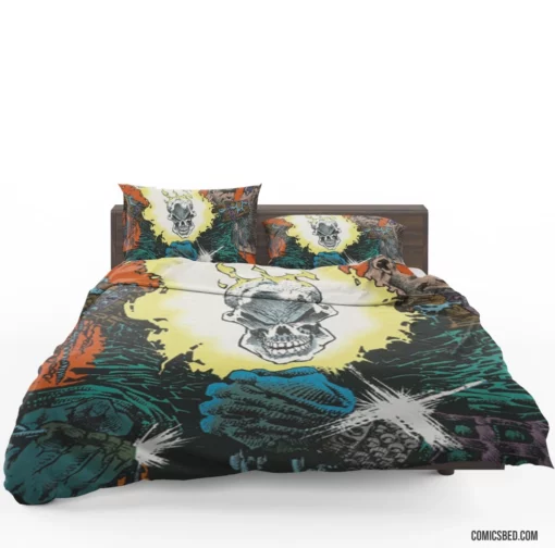 Ghost Rider Marvel Maverick Comic Bedding Set