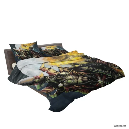 Ghost Rider Marvel Spirit Avenger Comic Bedding Set 2