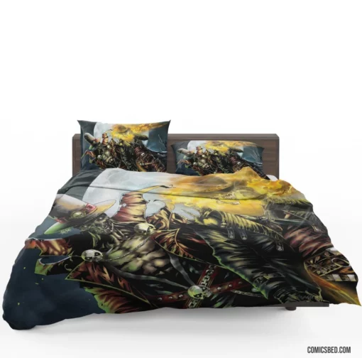 Ghost Rider Marvel Spirit Avenger Comic Bedding Set