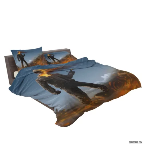 Ghost Rider Marvel Vengeful Spirit Comic Bedding Set 2