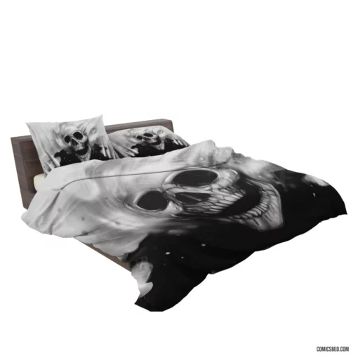 Ghost Rider Skull Haunting Stare Comic Bedding Set 2