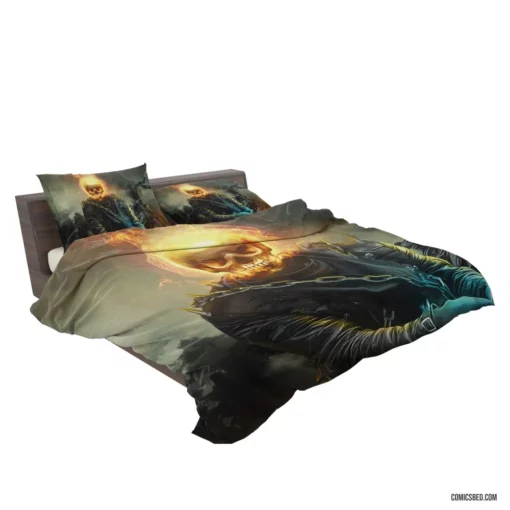 Ghost Rider Skull Spirit of Vengeance Comic Bedding Set 2