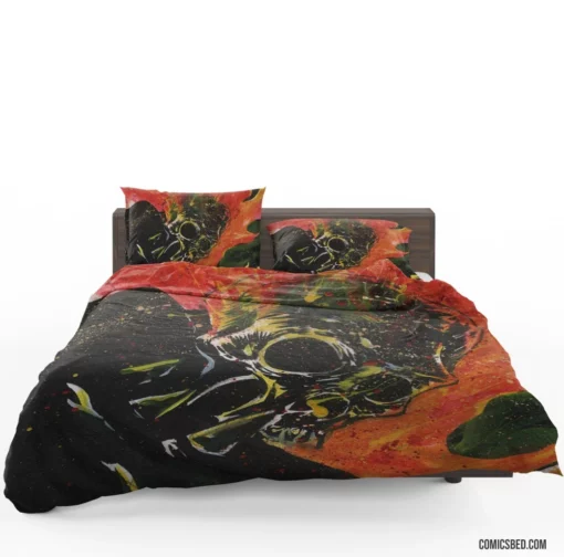 Ghost Rider Spirit Avenger Comic Bedding Set