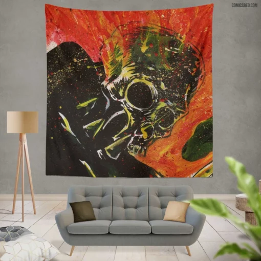 Ghost Rider Spirit Avenger Comic Wall Tapestry