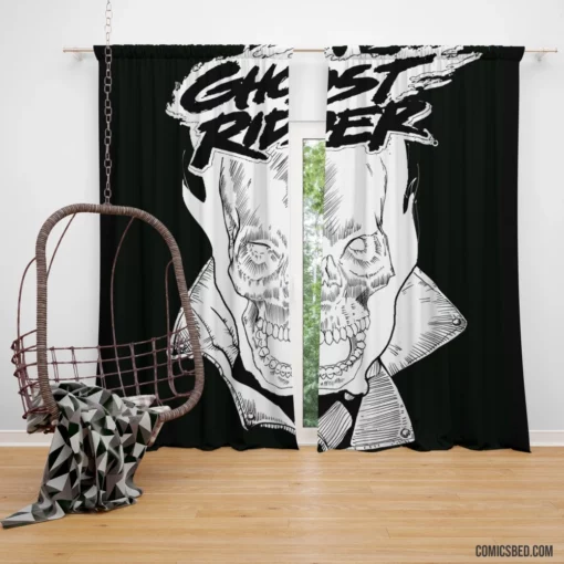 Ghost Rider Spirit Haunting Quest Comic Curtain