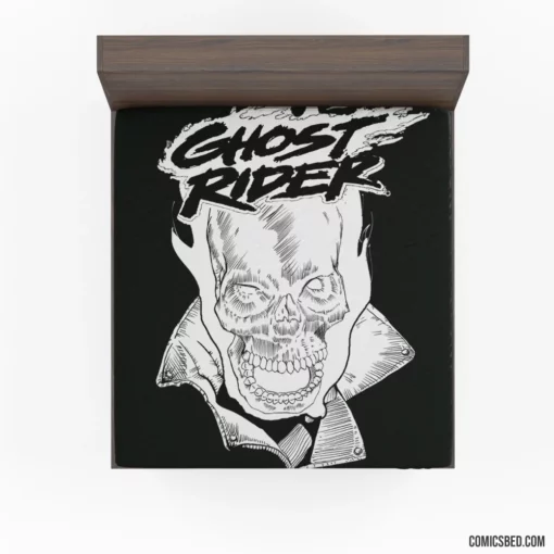 Ghost Rider Spirit Haunting Quest Comic Fitted Sheet 1