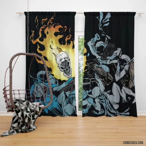 Ghost Rider Supernatural Rider Comic Curtain