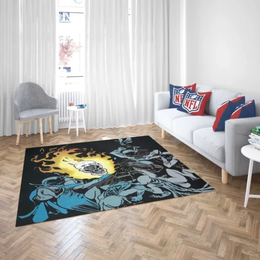 Ghost Rider Supernatural Rider Comic Rug 2