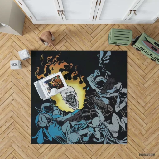 Ghost Rider Supernatural Rider Comic Rug