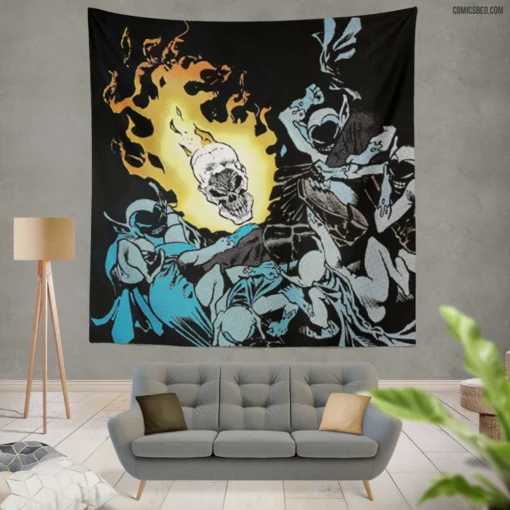 Ghost Rider Supernatural Rider Comic Wall Tapestry