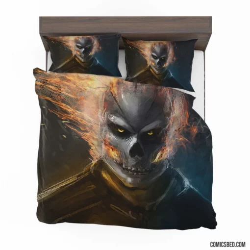 Ghost Rider Unleashed Marvel Flame Chronicles Comic Bedding Set 1