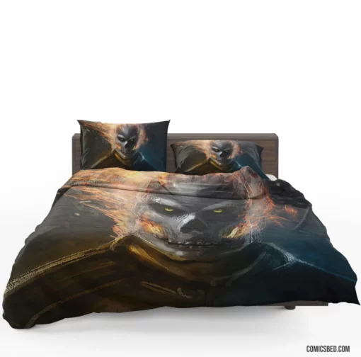 Ghost Rider Unleashed Marvel Flame Chronicles Comic Bedding Set