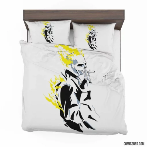 Ghost Rider Unleashed Marvel Infernal Hero Comic Bedding Set 1