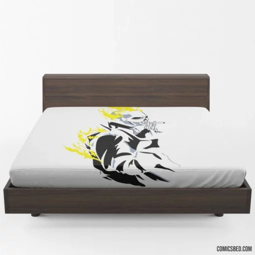 Ghost Rider Unleashed Marvel Infernal Hero Comic Fitted Sheet