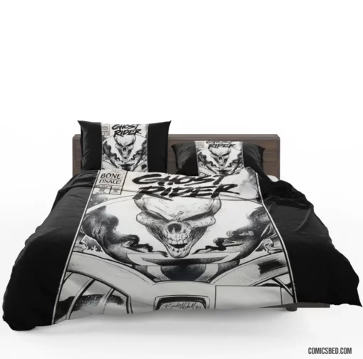 Ghost Rider Vengeance Fiery Ride Comic Bedding Set