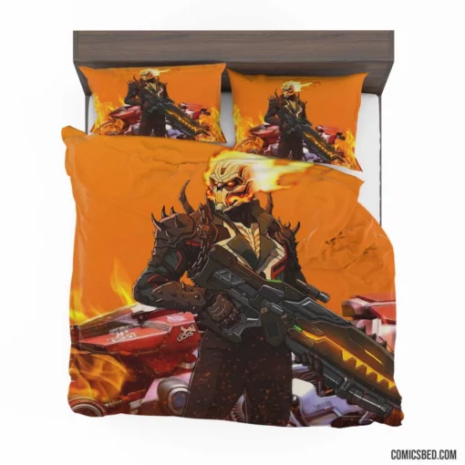 Ghost Rider Weapon Marvel Spirit Comic Bedding Set 1