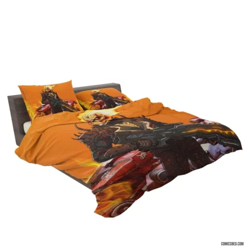 Ghost Rider Weapon Marvel Spirit Comic Bedding Set 2