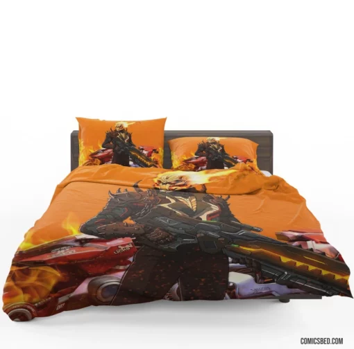 Ghost Rider Weapon Marvel Spirit Comic Bedding Set