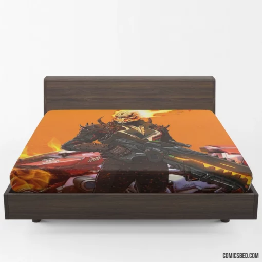 Ghost Rider Weapon Marvel Spirit Comic Fitted Sheet