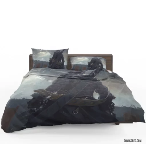 GhostBlade Sword-Wielding Heroine Comic Bedding Set