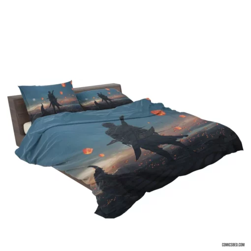 GhostBlade Yan Haiqin Woman Warrior Comic Bedding Set 2