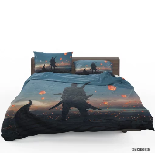 GhostBlade Yan Haiqin Woman Warrior Comic Bedding Set