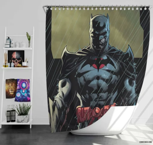 Gotham Chronicles The Batman Comic Shower Curtain