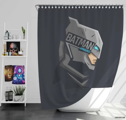 Gotham Chronicles The Dark Knight Comic Shower Curtain