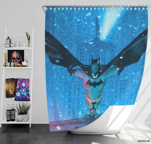 Gotham Chronicles The Dark Knight Stories Comic Shower Curtain