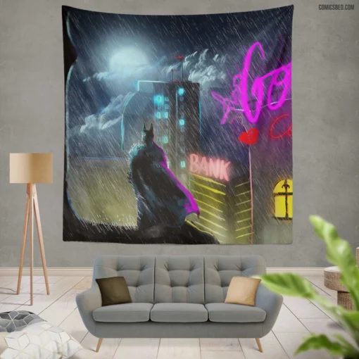 Gotham Chronicles The Dark Knight Tales Comic Wall Tapestry